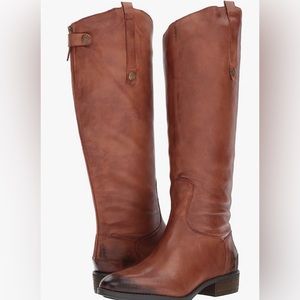 Sam Edelman Penny Leather Brown Classic Riding Boot